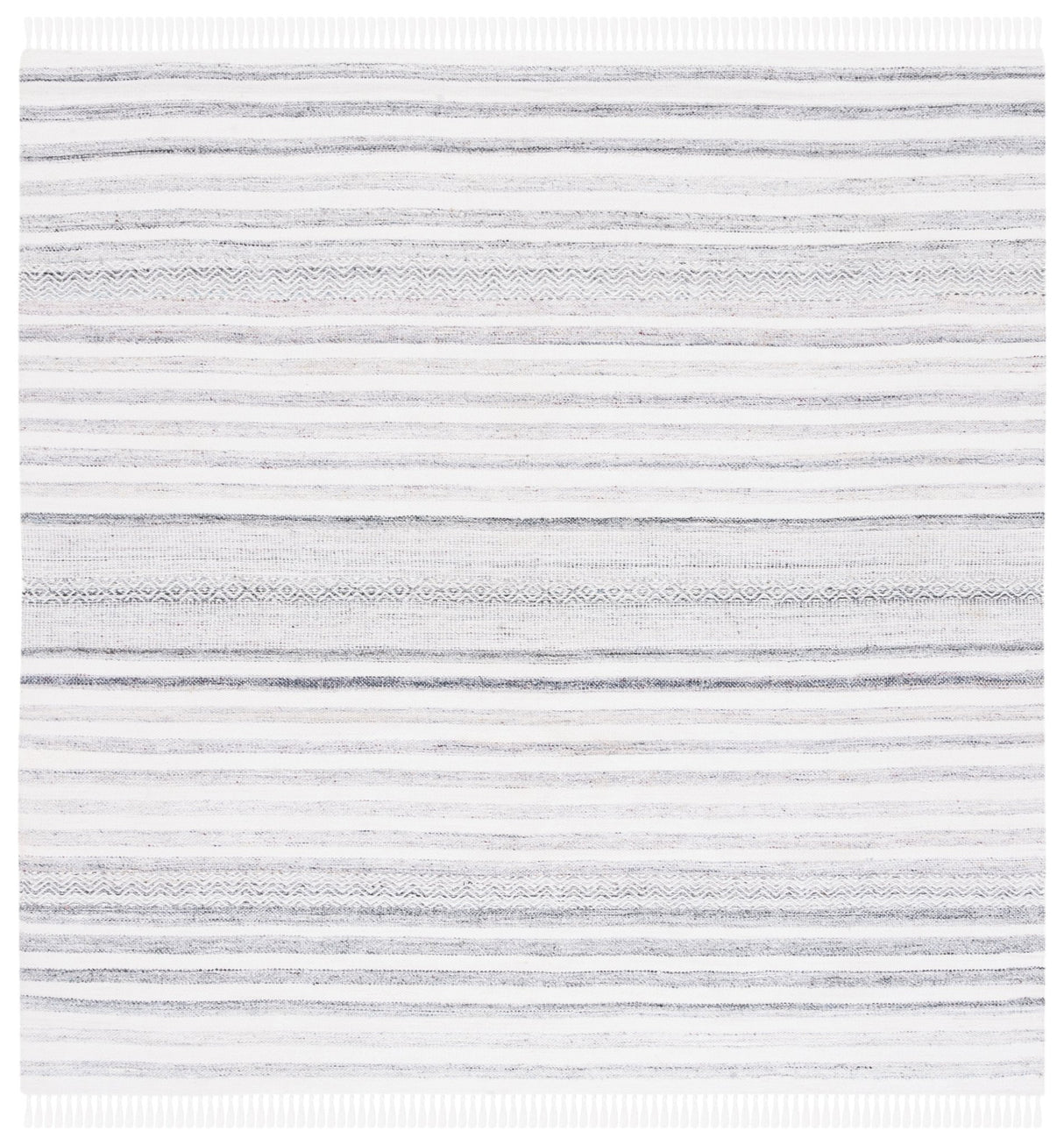 Safavieh Kilim Klm277G Ivory/Light Grey Rug - Safavieh - klm277g - 6sq