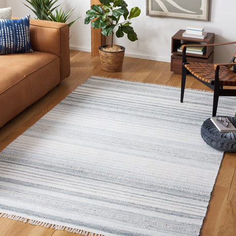 Safavieh Kilim Klm277M Ivory/Light Blue Rug - Safavieh - klm277m - 3