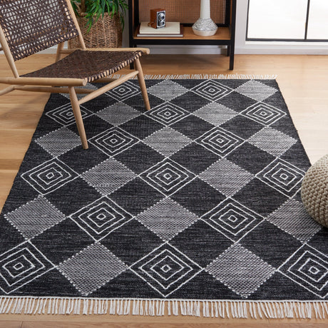 Safavieh Kilim Klm306Z Black/Ivory Rug - Safavieh - klm306z - 3