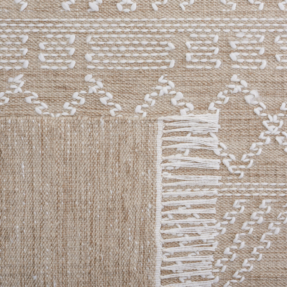 Safavieh Kilim Klm308B Beige/Ivory Rug - Safavieh - klm308b - 3