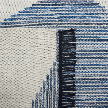 Safavieh Kilim Klm309A Ivory/Blue Rug - Safavieh - klm309a - 3