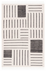 Safavieh Kilim Klm326A Ivory/Black Rug - Safavieh - klm326a - 6r