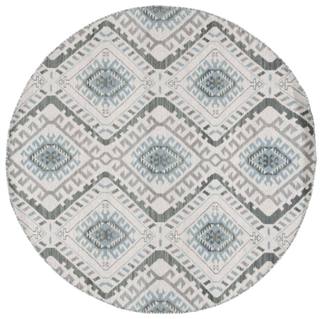 Safavieh Kilim Klm329A Ivory/Blue Rug - Safavieh - klm329a - 6r