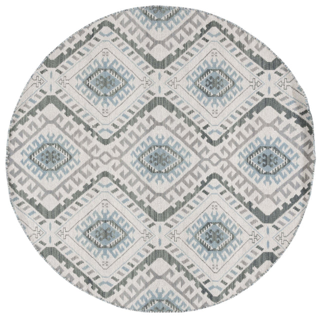 Safavieh Kilim Klm329A Ivory/Blue Rug - Safavieh - klm329a - 6r