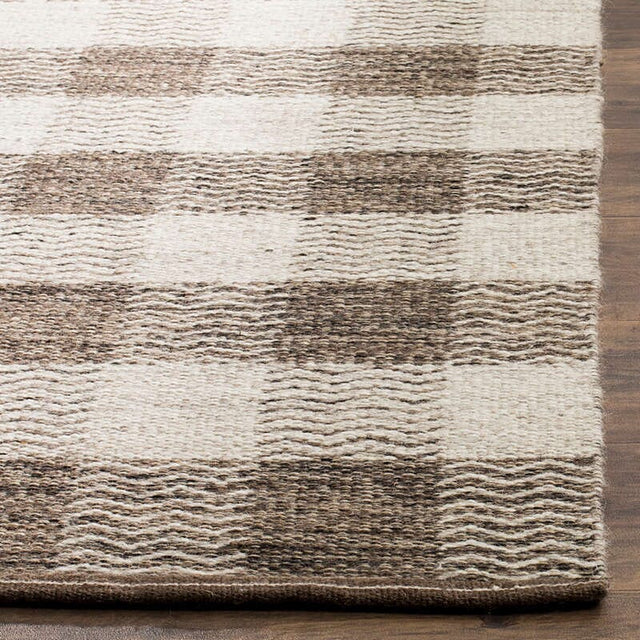 Safavieh Kilim Klm351A Light Grey / Brown Rugs - Safavieh - klm351a - 4