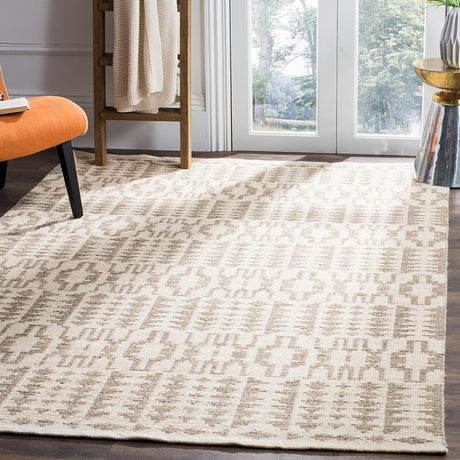 Safavieh Kilim Klm352A Ivory / Grey Rugs - Safavieh - klm352a - 4