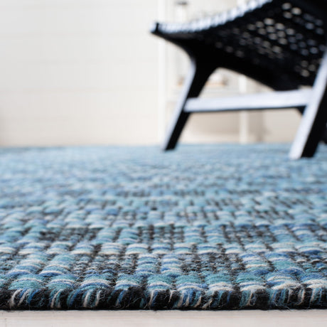 Safavieh Kilim Klm377M Blue/Black Rugs - Safavieh - klm377m - 29