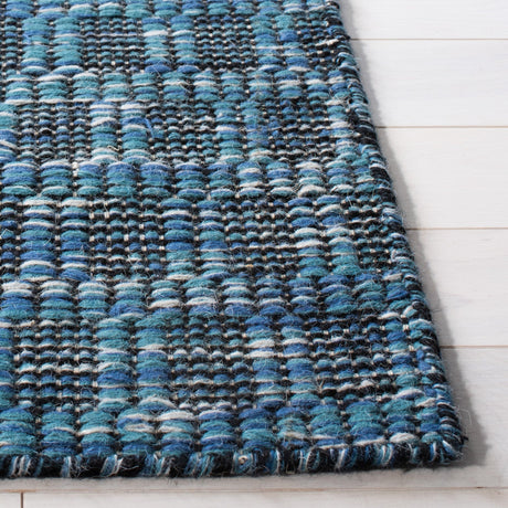 Safavieh Kilim Klm377M Blue/Black Rugs - Safavieh - klm377m - 29