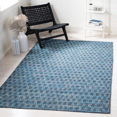 Safavieh Kilim Klm377M Blue/Black Rugs - Safavieh - klm377m - 3