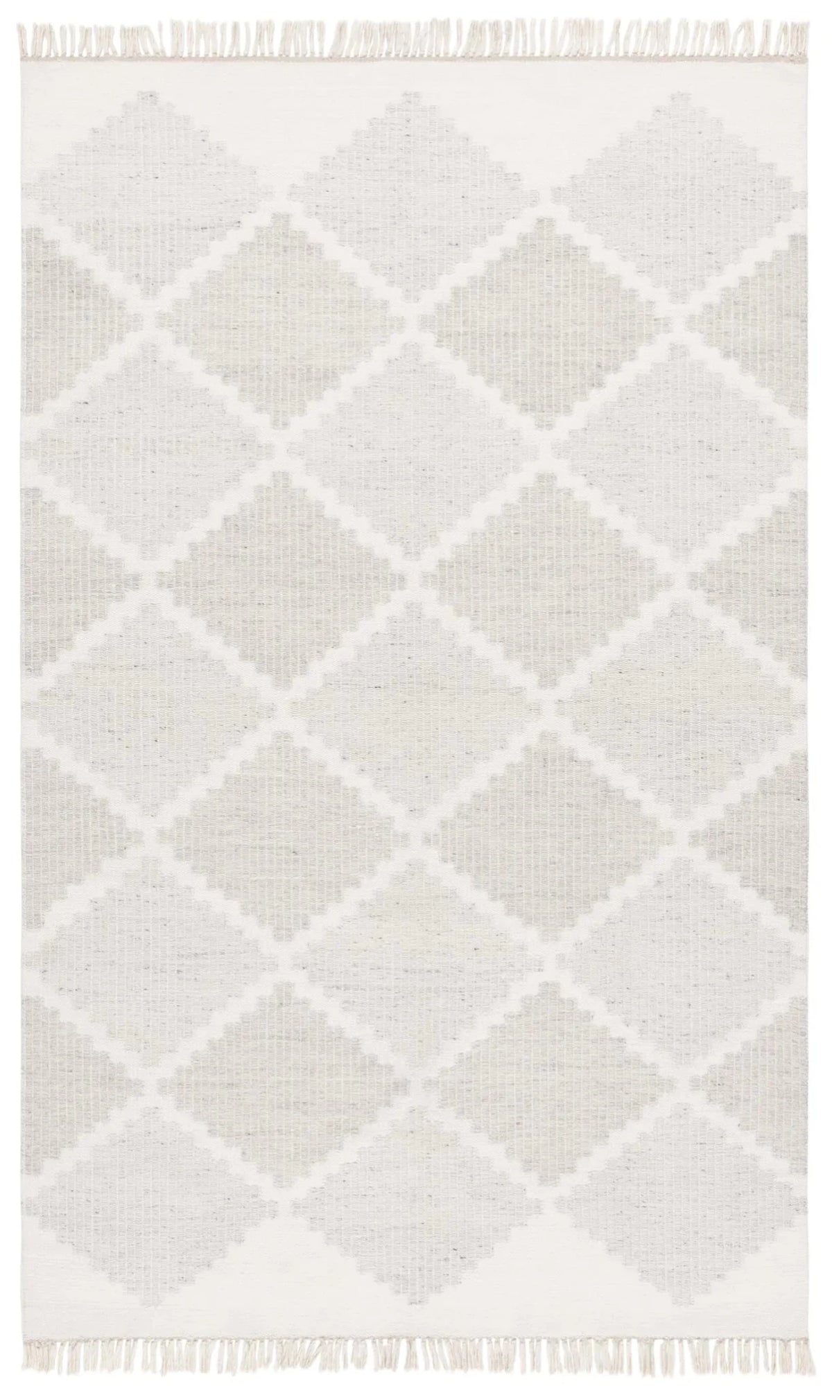 Safavieh Kilim 4'-0" x 6'-0" Rug in Light Grey / Beige