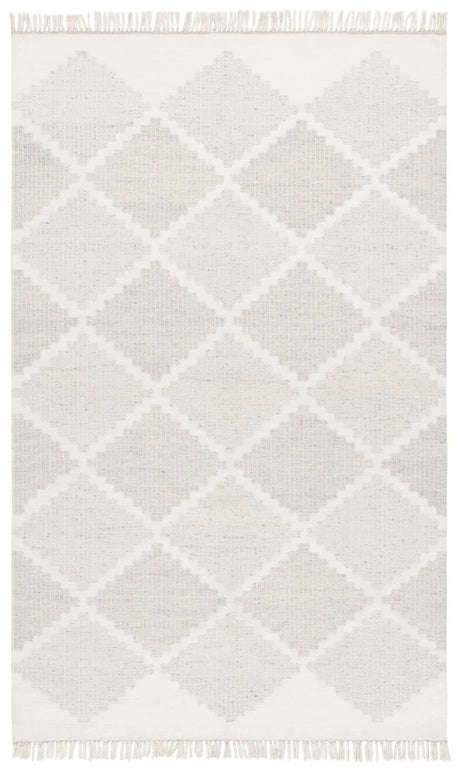 Safavieh Kilim 4'-0" x 6'-0" Rug in Light Grey / Beige
