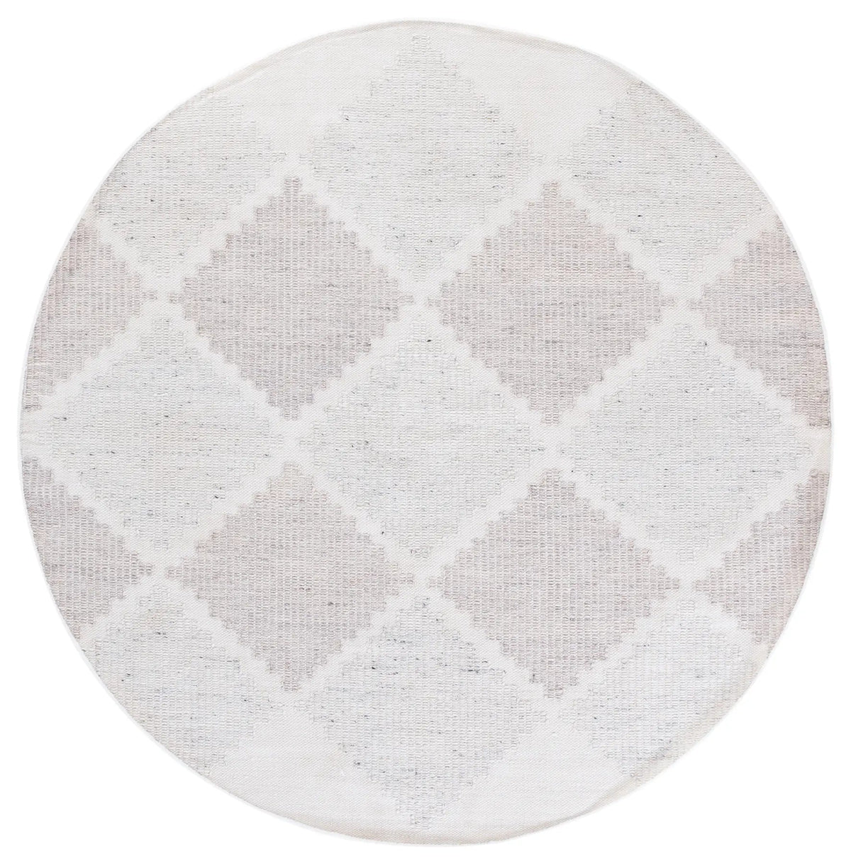 Safavieh Kilim 6'-0" x 6'-0" Rug in Light Grey / Beige