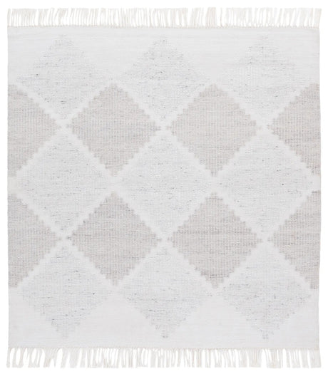 Safavieh Kilim 6'-0" x 6'-0" Rug in Light Grey / Beige