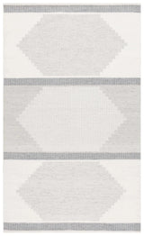 Safavieh Kilim 4'-0" x 6'-0" Rug in Dark Grey / Ivory