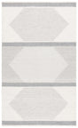 Safavieh Kilim 4'-0" x 6'-0" Rug in Dark Grey / Ivory