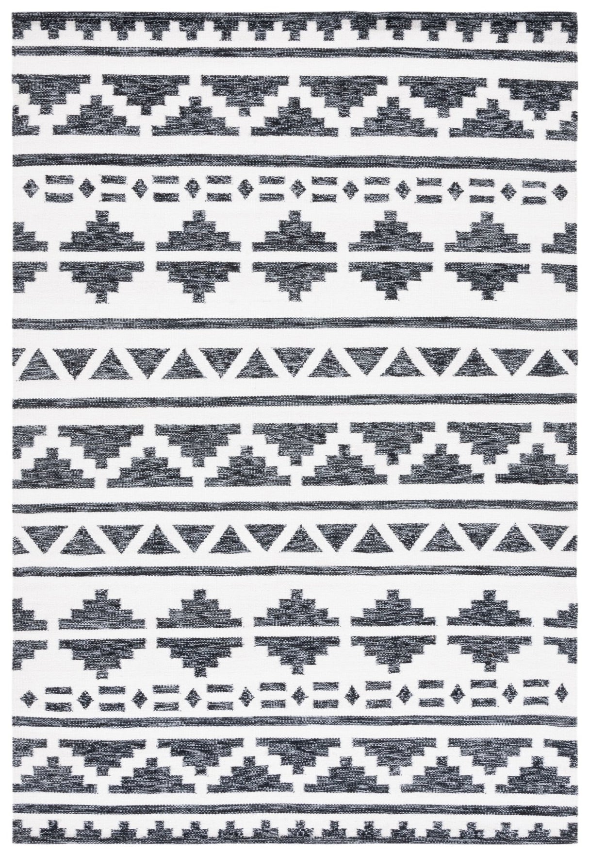 Safavieh Kilim Klm447Z Black/Ivory Rug - Safavieh - klm447z - 3