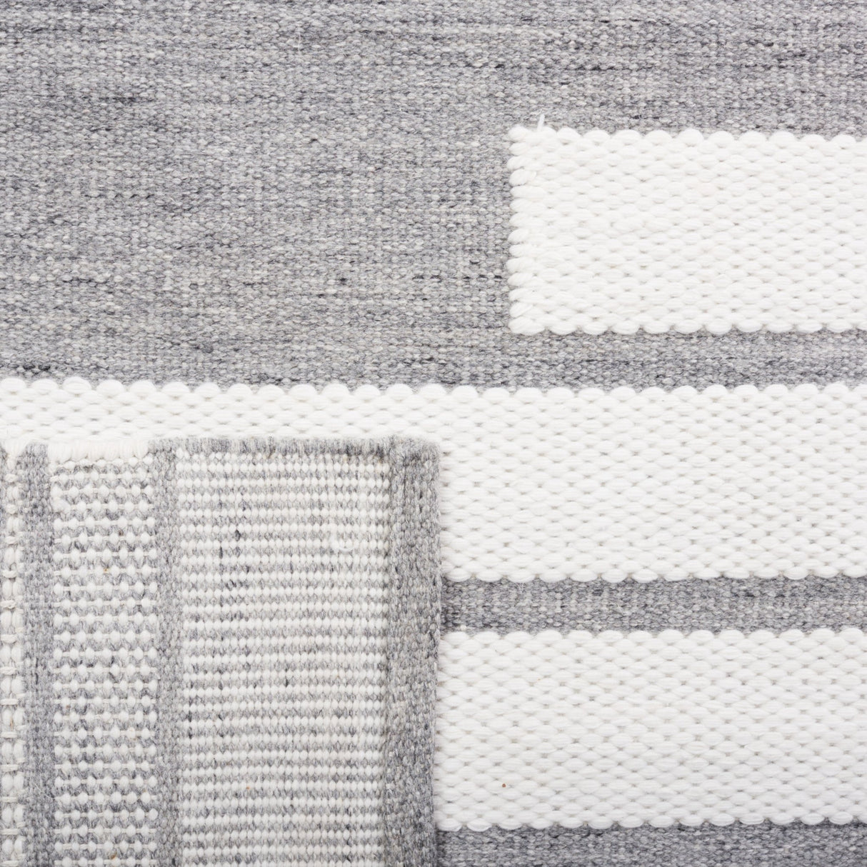 Safavieh Kilim Klm448F Ivory/Grey Rug - Safavieh - klm448f - 3