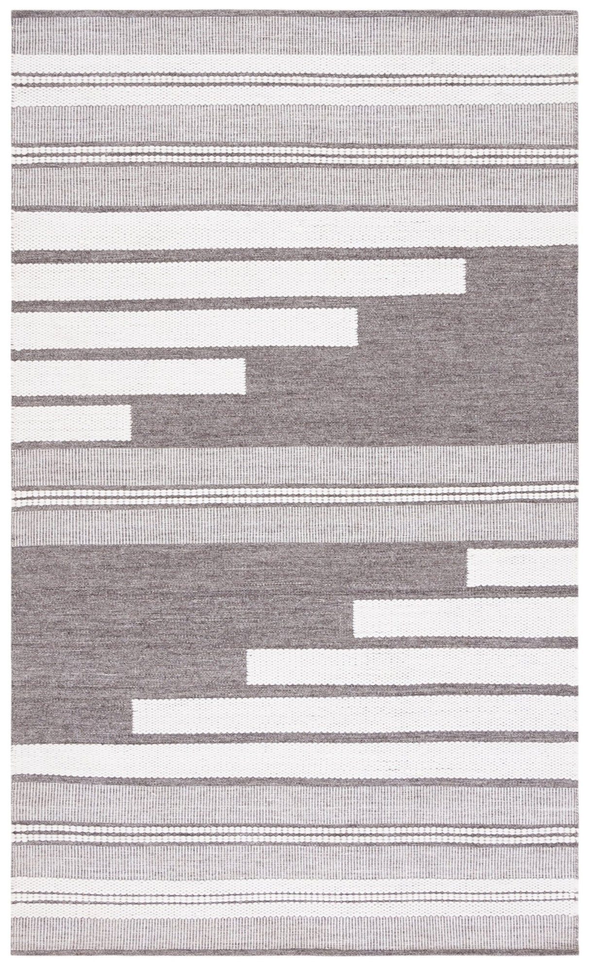 Safavieh Kilim Klm448T Ivory/Brown Rug - Safavieh - klm448t - 3