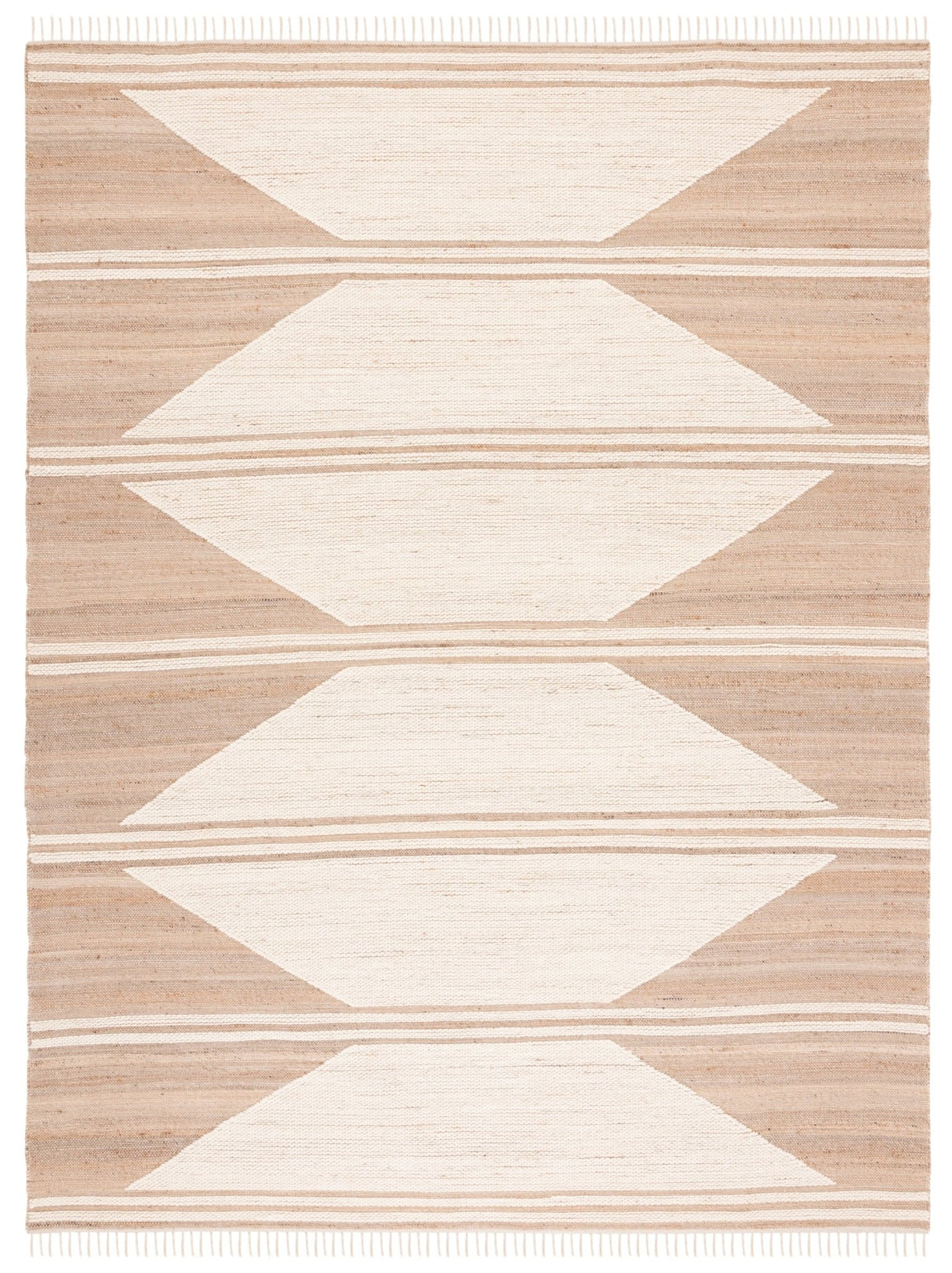 Safavieh Kilim Klm451A Natural/Ivory Rugs - Safavieh - klm451a - 3