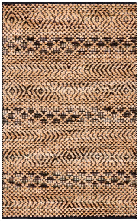 Safavieh Kilim Klm455A Natural/Black Rugs - Safavieh - klm455a - 3