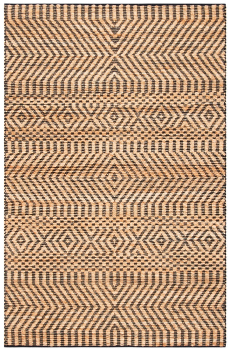 Safavieh Kilim Klm456A Natural/Black Rugs - Safavieh - klm456a - 3