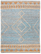 Safavieh Kilim Klm459A Natural/Blue Rugs - Safavieh - klm459a - 27