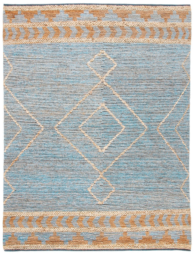 Safavieh Kilim Klm459A Natural/Blue Rugs - Safavieh - klm459a - 27