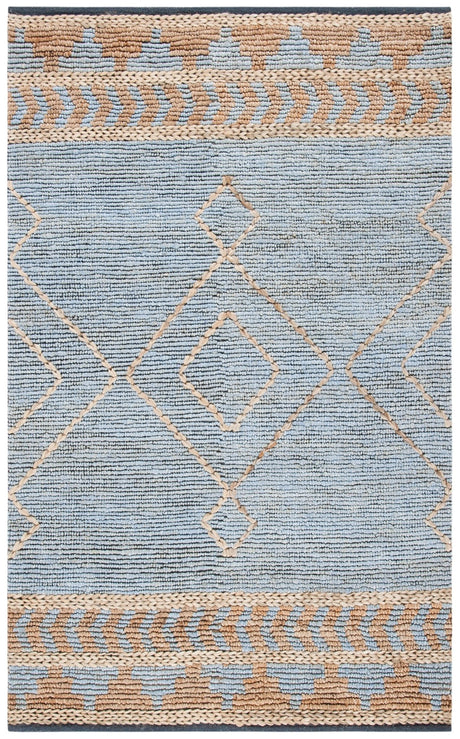 Safavieh Kilim Klm459A Natural/Blue Rugs - Safavieh - klm459a - 3