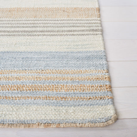 Safavieh Kilim Klm461L Natural/Light Blue Rug - Safavieh - klm461l - 29