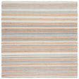 Safavieh Kilim Klm461L Natural/Light Blue Rug - Safavieh - klm461l - 6sq