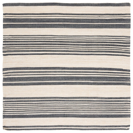 Safavieh Kilim Klm463H Ivory/Charcoal Rug - Safavieh - klm463h - 6sq