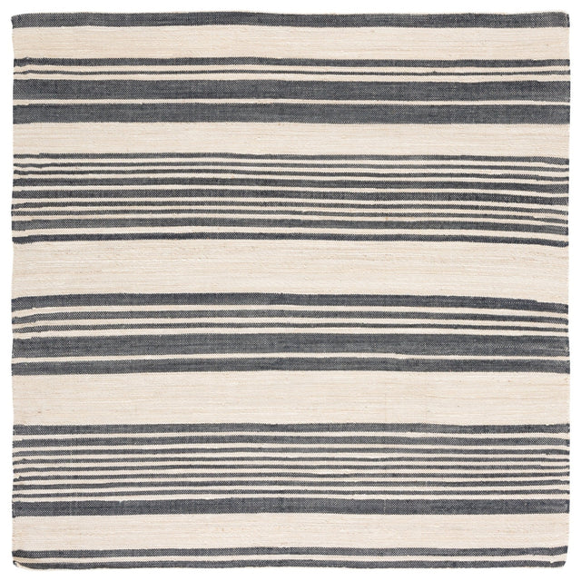 Safavieh Kilim Klm463H Ivory/Charcoal Rug - Safavieh - klm463h - 6sq