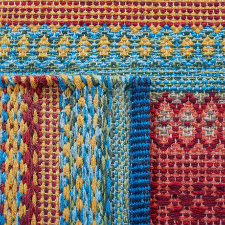 Safavieh Kilim Klm475M Blue/Red Rug - Safavieh - klm475m - 29