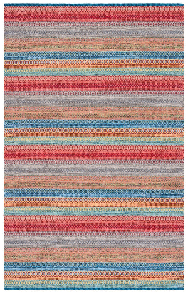 Safavieh Kilim Klm475M Blue/Red Rug - Safavieh - klm475m - 3