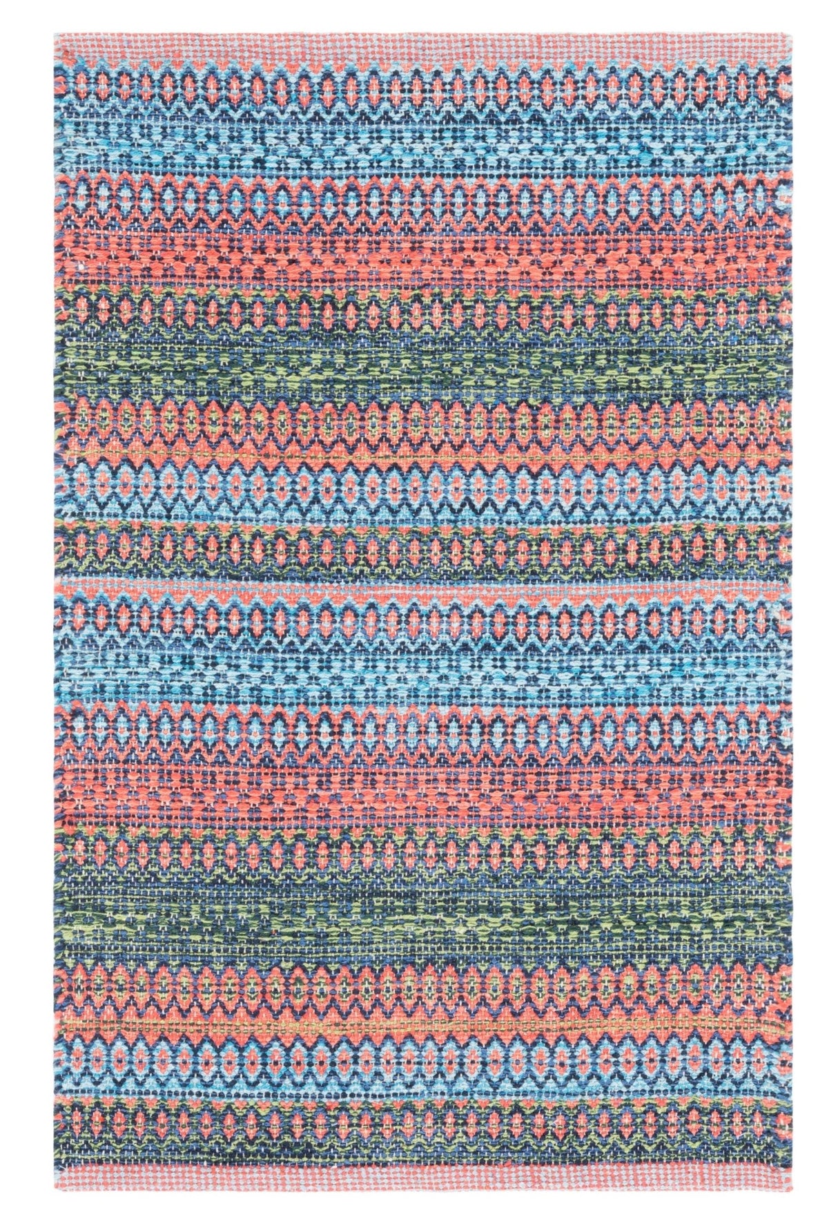 Safavieh Kilim Klm475P Orange/Green Rug - Safavieh - klm475p - 29