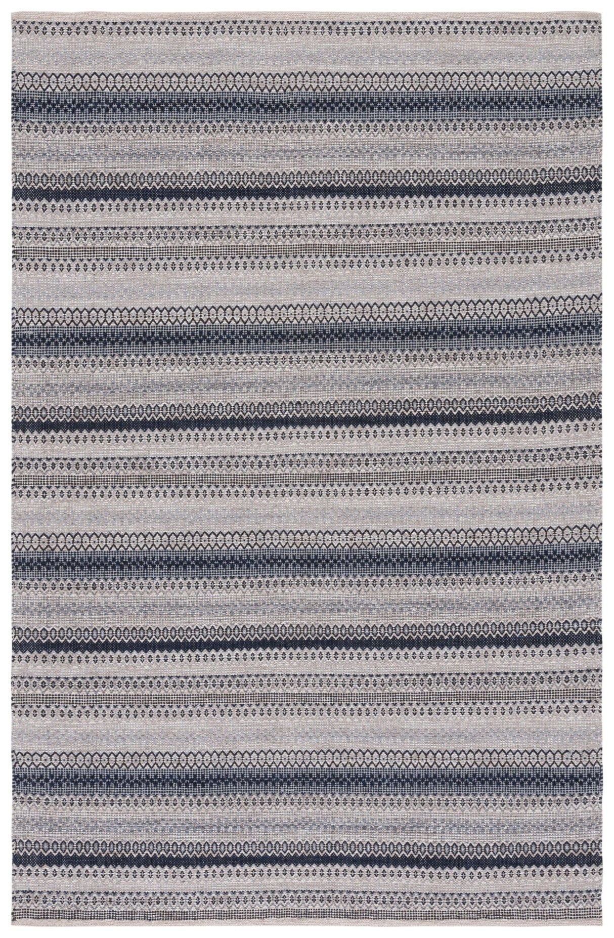 Safavieh Kilim Klm475Z Grey/Black Rug - Safavieh - klm475z - 3