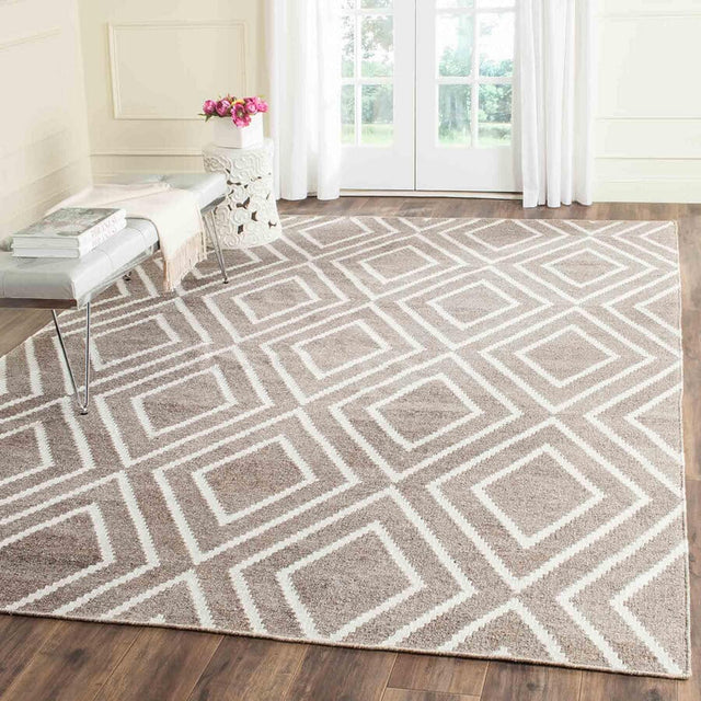 Safavieh Kilim Klm516E Ivory / Grey Rugs - Safavieh - klm516e - 4