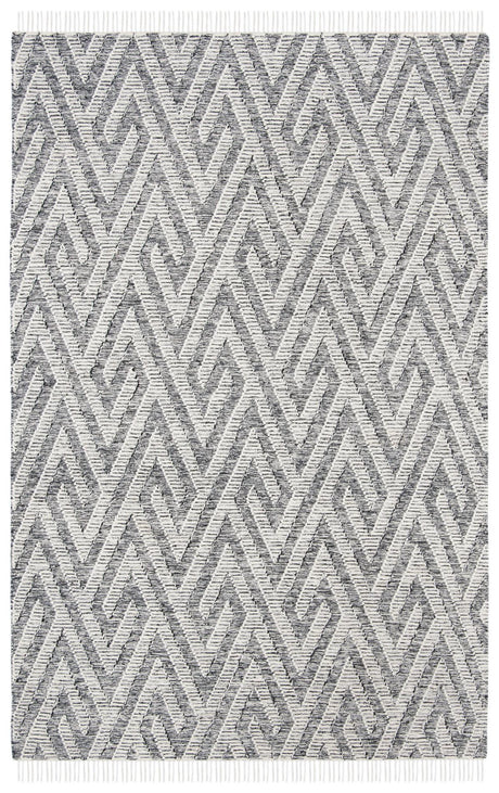 Safavieh Kilim Klm519A Black/Ivory Rugs - Safavieh - klm519a - 4