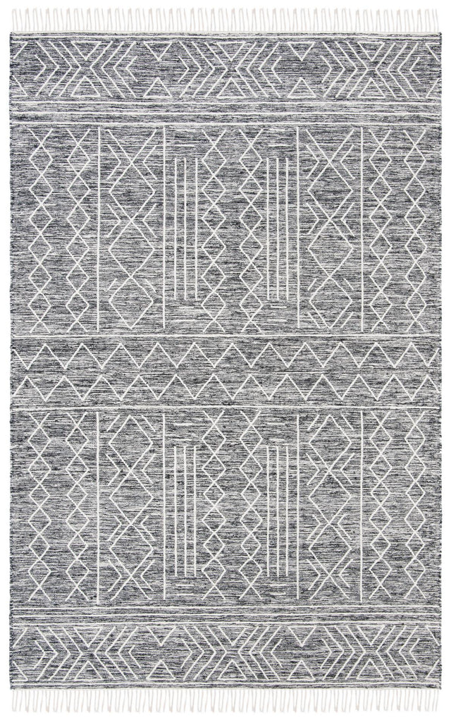 Safavieh Kilim Klm521A Black/Ivory Rugs - Safavieh - klm521a - 4