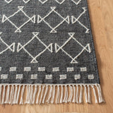 Safavieh Kilim Klm522A Charcoal/Ivory Rugs - Safavieh - klm522a - 4