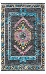 Safavieh Kilim Klm524Z Black/Pink Rugs - Safavieh - klm524z - 4