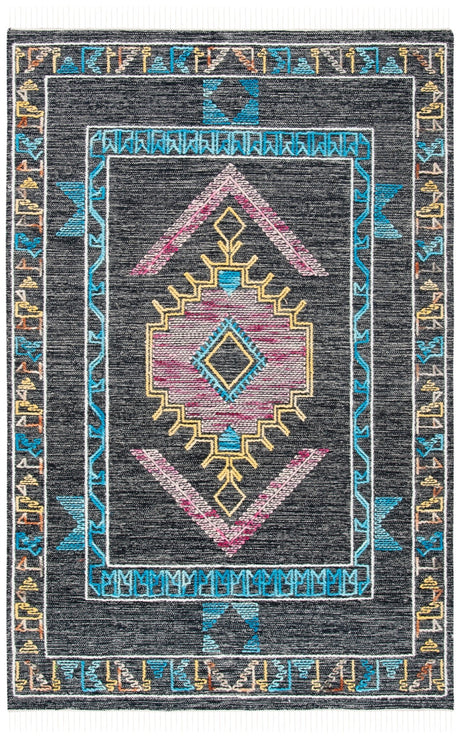 Safavieh Kilim Klm524Z Black/Pink Rugs - Safavieh - klm524z - 4