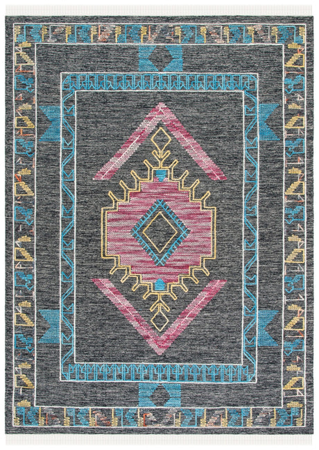 Safavieh Kilim Klm524Z Black/Pink Rugs - Safavieh - klm524z - 4