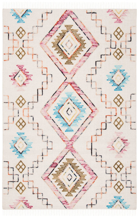 Safavieh Kilim Klm525A Ivory/Pink Rugs - Safavieh - klm525a - 4