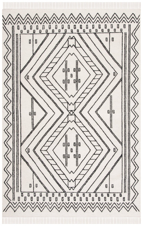 Safavieh Kilim Klm526A Ivory/Black Rug - Safavieh - klm526a - 4