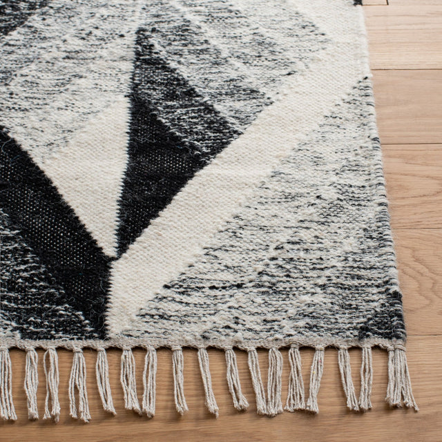 Safavieh Kilim Klm527A Ivory/Black Rug - Safavieh - klm527a - 4