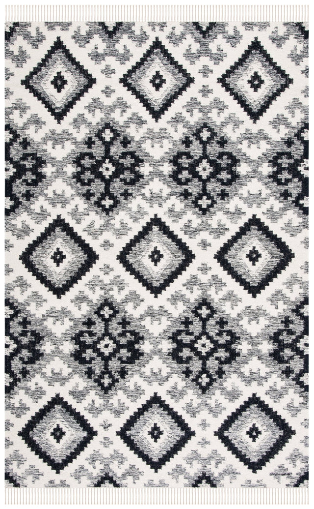 Safavieh Kilim Klm528A Ivory/Black Rug - Safavieh - klm528a - 4