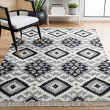Safavieh Kilim Klm528A Ivory/Black Rug - Safavieh - klm528a - 4
