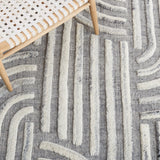 Safavieh Kilim Klm653G Dark Grey/Ivory Rug - Safavieh - klm653g - 29