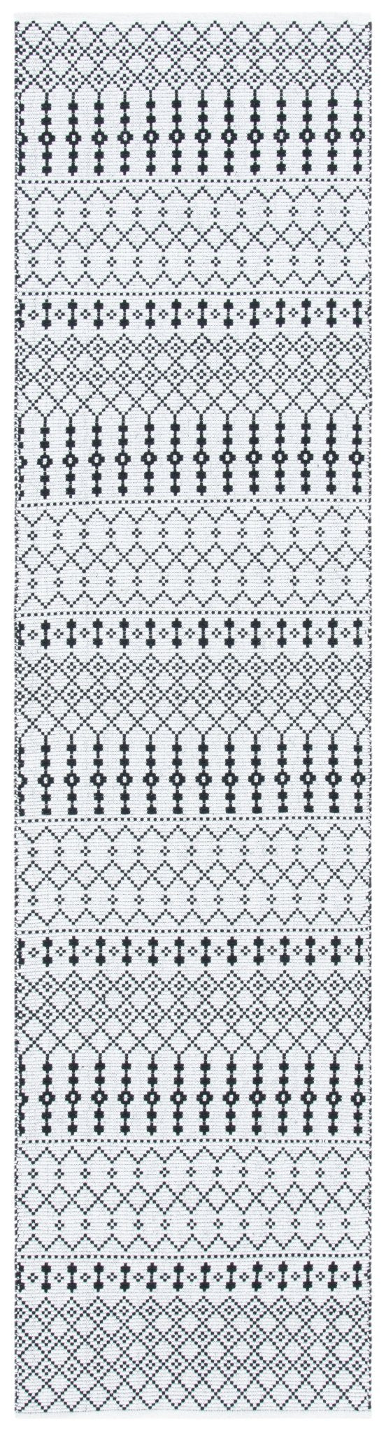 Safavieh Kilim Klm704A Ivory/Black Rugs - Safavieh - klm704a - 29